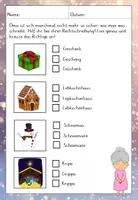 Vorschau - Arbeitsblätter - Rechtschreibübung - Weihnachten (mit Lösung) - Seite 3