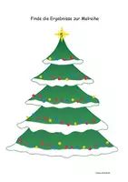 Vorschau - Arbeitsblätter - Christbäume mit Kugeln - Multiplikation der 2. - 5. Reihe - Seite 3