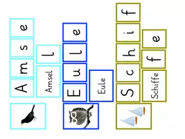 Vorschau - Spiele - Lautgetreue Lesedosen / Schachtelwörter nach Montessori - Seite 3