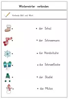 Vorschau - Arbeitsblätter - Lesen und Schreiben - Winter-Weihnachten - Seite 1