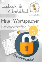 Vorschau - Arbeitsblätter - Mein (Fach-)Wortspeicher - Deckblatt