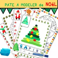 Aperçu - Apprentissages en autonomie - Pâte à modeler de Noël - Page 3
