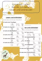 Vorschau - Arbeitsblätter - Berufe Bundle Lesen (wachsend) - Seite 1