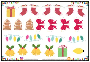 Vista previa - Hojas de trabajo - Juego: ¡Decora el árbol de Navidad! - página 3