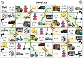 Vorschau - Spiele - Snakes and ladders: Travelling (2. Klasse) Playway - Seite 2