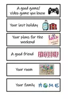 Vorschau - Aufgabenkarten - 1 minute speech cards - Sprechanlass - Seite 2