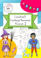 Vorschau - Arbeitsblätter - Leseheft Fasching/Karneval, Klasse 2 - Deckblatt