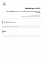 Vorschau - Arbeitsblätter - Bewertungsbogen/ Raster - Mündliche Prüfungen Fremdsprachen (z.B. Englisch) - Seite 1