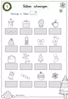 Vorschau - Arbeitsblätter - Weihnachtliche Lerntheke - Klasse 1 - Seite 3