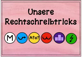 Vorschau - Merkblätter - FRESCH Rechtschreibtricks Plakate/ Poster/ Aushang - Deckblatt