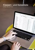 Vorschau - Lehrpläne/Lehrermaterial - Klassen- und Notenliste digital - automatisch Zensuren berechnen (macOS) - Deckblatt