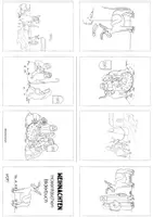 Vorschau - Mal- und Bastelvorlagen - Hosentaschenbuch Weihnachten - Seite 3