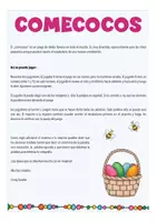 Vorschau - Spiele - Pascua / Ostern Spanisch comecocos Spiel - Seite 1