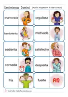 Vorschau - Spiele - los sentimientos DOMINO Spanisch (Gefühle) - Seite 3