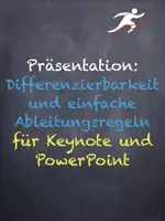 Vorschau - Präsentationen/Tafelbilder - Präsentation: Differenzierbarkeit und einfache Ableitungsregeln - Deckblatt