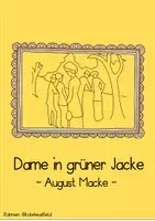 Vorschau - Mal- und Bastelvorlagen - Vorlage - Dame in grüner Jacke (Macke) - Deckblatt