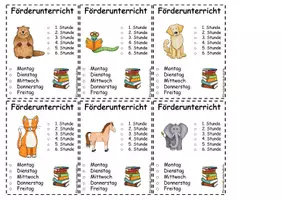 Vorschau - Fördermaterial/Inklusion - Karten für den Förderunterricht - Seite 1