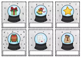 Vorschau - Bildkarten - Navidad: 32 Weihnachtsvokabeln (2 Versionen) mit Lösungen - Seite 2