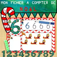 Aperçu - Apprentissages en autonomie - fichier de Numération NOËL - Page de couverture