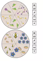 Vorschau - Spiele - Menge-Zahl-Zuordnung Klammerkarten Frühling ZR6 - Seite 3