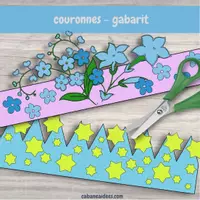 Aperçu - Matériel pour travaux manuels / dessin - Couronnes rois etoiles - Page de couverture