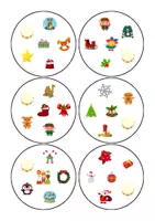 Vista previa - Juegos / Gamificación - Juego agilidad visual navidad - página 1