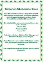 Vorschau - Arbeitsblätter - Tiergarten Spielpaket - Seite 2