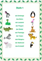 Vorschau - Arbeitsblätter - Tiergarten Arbeitsblätter lesen - Seite 3