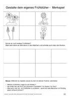 Vorschau - Spiele - Frühblüher Merkspiel für den Sachunterricht in der Grundschule Basteln und Malen - Seite 2