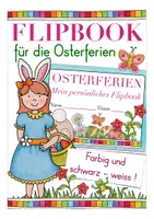 Vista previa - Hojas de trabajo - Flipbook Osterferien Deutsch / Alemán Ostern, Frühling - Portada