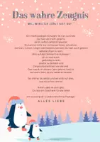 Vorschau - Arbeitsblätter - Das wahre Zeugnis - Weihnachts Winter Edition - Seite 3