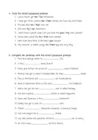 Vorschau - Arbeitsblätter - Possessive Pronouns - Worksheet - Seite 1