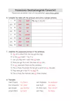 Vorschau - Arbeitsblätter - Possessive Pronouns - Worksheet - Seite 2