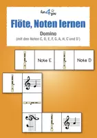 Vorschau - Spiele - Flöte, Notenlesen lernen - Dominospiel - Deckblatt