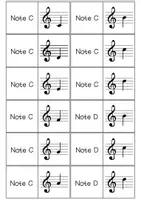 Vorschau - Spiele - Notenlesen lernen - Domino - Musik - Seite 1