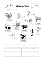 Vorschau - Arbeitsblätter - DaF / DaZ: Wortschatz Musik - als PDF und Word - Seite 1