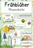 Vorschau - Text - Wissenskartei Frühblüher (2-fach differenziert) - Deckblatt