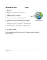 Vorschau - Arbeitsblätter - The Ideal Vacation: Travel Reading in English (Englisch) - Seite 2