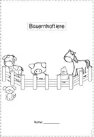 Vorschau - Arbeitsblätter - DaZ Bauernhoftiere - Arbeitsblätter - Seite 1