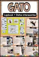 Vista previa - Unidades / Secuencias / Situaciones de Aprendizaje - El GATO - Lapbook y fichas con datos interesantes - Portada