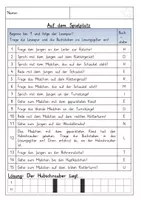 Aperçu - Feuilles d'exercices - Lesespurgeschichte / Reading Trail: Auf dem Spielplatz - Page 3