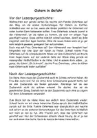 Aperçu - Feuilles d'exercices - Lesespurgeschichte / Reading Trail: Ostern in Gefahr - Page 2