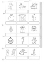 Vorschau - Arbeitsblätter - Englisch - Christmas (Weihnachten) - Sparpaket - Arbeitsblätter, Bildkarten, Miniwörterbuch - Seite 3