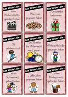 Vorschau - Spiele - Bewegungsspiel - Erzählen von den Weihnachtsferien: Alle Kinder, die... - Seite 1