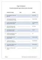 Vorschau - Arbeitsblätter - Fragen formulieren (mit Lösung) - Deckblatt