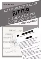Vorschau - Stundenentwürfe - Materialpaket - Ritter, Burgen & Schlösser - Deckblatt