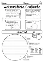 Vorschau - Arbeitsblätter - Weihnachtsgrüße (Kugelform) - Seite 2