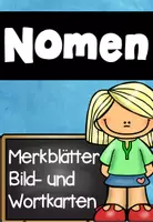 Vorschau - Poster - Nomen, Artikel, Einzahl und Mehrzahl - Deckblatt