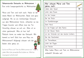 Vorschau - Stationenlernen - Geheimnisvolle Geräusche im Wohnzimmer - Eine Lesepurgeschichte - Seite 2