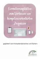 Vorschau - Lehrpläne/Lehrermaterial - Formulierungshilfen für kompetenzorientierte Zeugnisse - Seite 1
